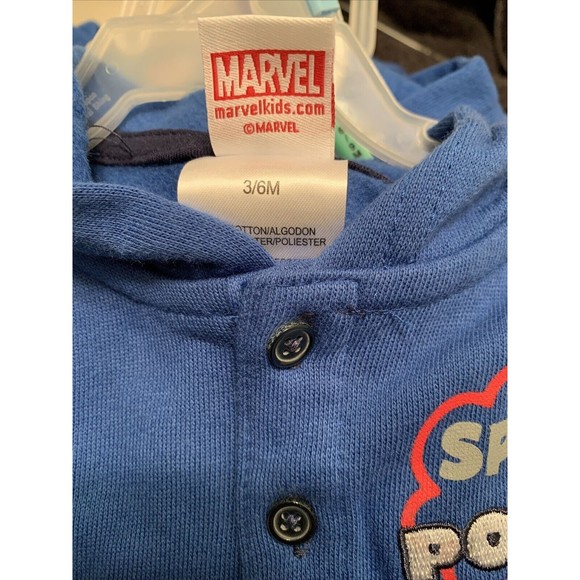 2 Piece Marvel Spiderman Jogging Suit Blue / Red Toddler Boys Choose Your Size - Picture 11 of 16